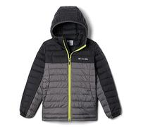 Columbia Boy's Silver Falls Hooded Puffer Jacket, City Grey, Shark, XL