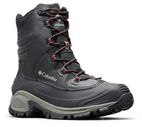 Columbia Bugaboot III WP wasserdichte Schneestiefel für Herren, Schwarz (Black x Bright Red), 45 EU