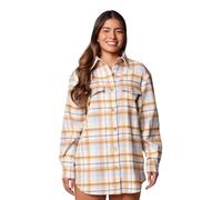 Columbia Calico Basin Damenhemd, Klassische Kreidefarbe, Multi-Tartan, Größe 3X Plus