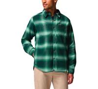 Columbia - Chemise doublée en sherpa - Windward II Shirt Jacket Rain Forest Blurred Ombre für Herren - Größe S - Grün Grün S