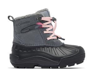 Columbia Children's Powderbug Alpine Waterproof Winter Boot graphite, pink haze (053) 9