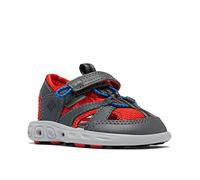 Columbia Childrens Techsun Wave Trekkingsandalen für Unisex Kinder, Grau (Dark Grey x Spicy), 27 EU