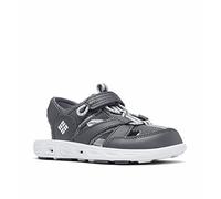 Columbia Childrens Techsun Wave Trekkingsandalen für Unisex Kinder, Schwarz (Shark x Grey Ice), 25 EU