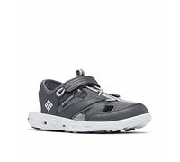 Columbia Childrens Techsun Wave Trekkingsandalen für Unisex Kinder, Schwarz (Shark x Grey Ice), 26 EU