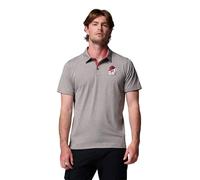 Columbia Collegiate Tech Trail Poloshirt für Herren, UGA - Anthrazit, L