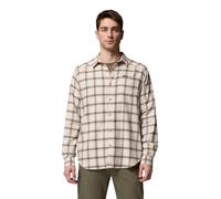 Columbia Cornell Woods Flanell-Langarmhemd für Herren, beige (Chalk Quad Check), Größe M