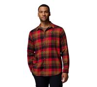 Columbia Cornell Woods Flanell-Langarmhemd für Herren, Tabakbraun, Mehrfarbig (Buffalo Check), Größe M
