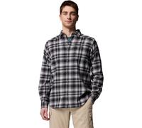 Columbia Cornell Woods Flannel Long Sleeve Shirt black backland tartan (009) M