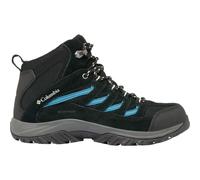 Columbia Crestwood Mid Waterproof Damen Wanderschuhe asphaltschwarz/blau - 40