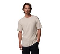 Columbia Sportswear T-Shirt CSC Basic Logo Kurzarm Herren Bio-Baumwolle Komfortstretch Dark Stone M