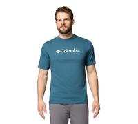 Columbia CSC Basic Logo Kurzarm-T-Shirt, Bio-Baumwolle, Komfortstretch, Gerippter Kragen, Grafikdesign - Herren