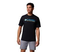 Columbia CSC Basic Logo Kurzarm-T-Shirt, Bio-Baumwolle, Komfortstretch, Gerippter Kragen, Grafikdesign - Herren