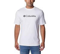 Columbia T-Shirt CSC Basic Logo Kurzarm Outdoor Weiß/Schwarz XL für Herren