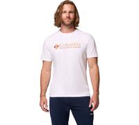 Columbia CSC Basic Logo Kurzarm-T-Shirt, Bio-Baumwolle, Komfortstretch, Gerippter Kragen, Grafikdesign - Herren