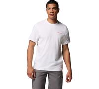 Columbia CSC Logo Back Kurzarm T-Shirt weiß dunkelrot - L