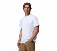Columbia CSC Outdoor Kurzarm T-Shirt weiß beige hellblau dunkelblau - XL