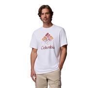 Columbia Men's CSC Seasonal Graphic T-shirt white, heavenly stacked gem (101) S