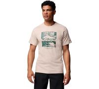 Columbia CSC SEASONAL LOGO TEE Herren T-Shirt, beige, größe XL