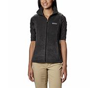 Columbia Damen Benton Springs Vest Fleece-Weste, Dunkelgrau meliert, XS