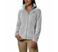 Columbia Damen Benton Springs Full Zip Fleecejacke, Cirrus Grey Heather, Medium Petite