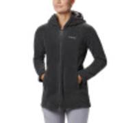 Columbia Damen Benton Springs Ii Long Hoodie Fleecejacke, Dunkelgrau meliert, XL
