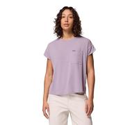Columbia Damen Daniela Falls Short Sleeve Kurzärmeliges T-Shirt, Schieferviolett, S EU