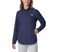 Columbia Damen First Generation Tamiami Ii Long Sleeve Shirt Wander, Nacht, Mittel