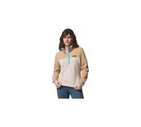 columbia damen fleece 1 2 snap benton springs beige