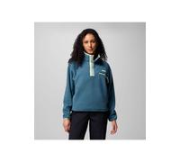 Columbia Damen Fleecepullover HELVETIA II CROPPED HALF SNAP FLEECE, blau, Gr. L