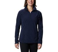 Columbia Damen Glacial Iv Print 1/2 Zip Pullover Sweater, Dunkles Nachtaktnis Hahnentritt, Medium