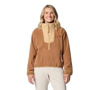 Columbia Damen Half Zip Sequoia Grove Fleece mit halbem Reißverschluss, Kamelbraun/Kanu, S