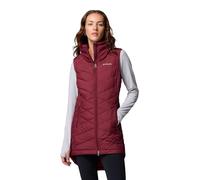 Columbia Damen Heavenly Ii Long Vest Daunenweste, Weinrot, L