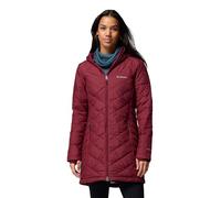 Columbia Damen Heavenly Long Hooded Jacket Hooded Puffer Jacket Rich Wine M