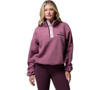 Columbia Damen Fleecepullover Helvetia II - Cropped Half-Snap Fleece - lila, Gr. XS