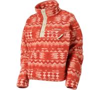 Helvetia II Printed Cropped Half Snap Women M mehrfarbig rot - poppy red,retrotree