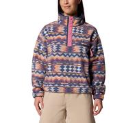 Columbia - Women's Helvetia II Printed Cropped Half Snap - Fleecepullover, Gr. XL, bunt (SeaSalt/Retrotree)