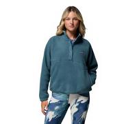 Columbia Damen Jasper Ridge Pebbled Fleece Half Snap Fleece Pull Over, Everblue, XS