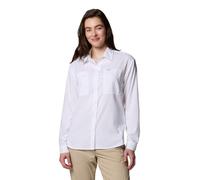 Columbia Women's Silver Ridge Utility Long Sleeve Shirt, Long Sleeve Shirt, White, L