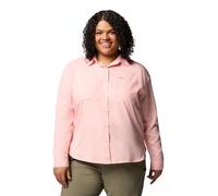 Columbia Women's Silver Ridge Utility Long Sleeve Shirt, Long Sleeve Shirt, Pink Sand, M