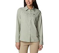 Columbia Women's Silver Ridge Utility Long Sleeve Shirt, Long Sleeve Shirt, Safari, L