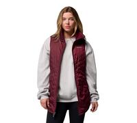 Columbia Damen Mix It Around Long Vest Ii Daunenweste, Weinrot, XXL