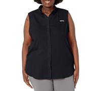 Columbia Damen PFG Tamiami Ärmelloses Shirt, Schwarz, Größe S