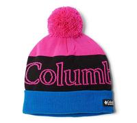 Columbia Damen Polar Powder Ii Beanie-Mütze, Fuchsia Fizz, Schwarz, helles Indigo, Einheitsgröße