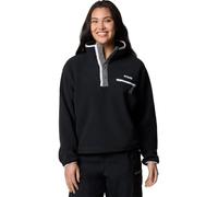 Columbia Helvetia II Cropped Half Snap Damen Fleecejacke schwarz grau - M