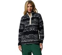 Fleecepullover COLUMBIA "BENTON SPRINGS PRINTED 1/2 SNAP", Damen, Gr. M, schwarz deschutes days, Obermaterial: 100% Nylon. Futter: 100% Polyester, sportlich, Sweatshirts (89713824-M) schwarz deschutes