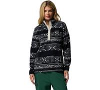 Columbia Benton Springs Printed 1/2 Snap Pullover, Außenschicht Polyfleece, kuscheliges Material, hoher Halsausschnitt, Druckknopfverschluss, Komfortbesatz - Damen