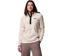 columbia women s 1 2 snap benton springs printed fleece weis beige XS