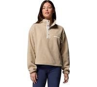 Columbia - Women's Helvetia II Cropped Half Snap Fleece - Fleecepullover, Gr. L, beige (AncientFossil/DarkStone/Chalk)