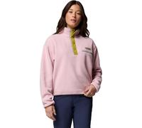 Columbia Helvetia II Cropped Half Snap Damen Fleecejacke rosa hell grün - L