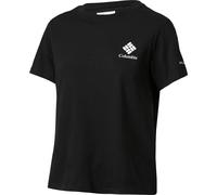 Columbia Damen Trekking T-shirt Frau Rolling Bend™ Grafik Ss Schwarz Xs